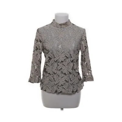 Blouse (Beige, Zwart) van Second Female Katoen, Nylon, Viscose