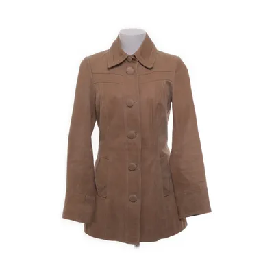 Läderkappa (Beige) från Lindex Skinn, Polyester