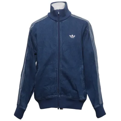 Sports jacket (Blue) from Adidas Originals Cotton, Elastane, Recycled polyester
