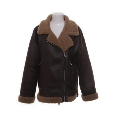 Shearlingjakke (Brun, Beige) fra Zara Polyester