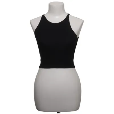 Crop top (Black) from American Apparel Cotton, Elastane