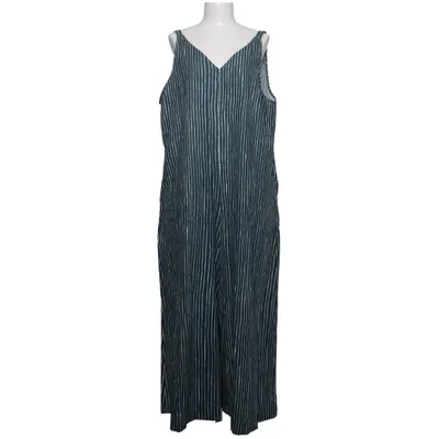 Jumpsuit (Blue, White) from Marimekko x Uniqlo Cotton, Linen