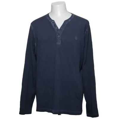 Henley T-shirt (Blå) fra Rover & Lakes Bomuld