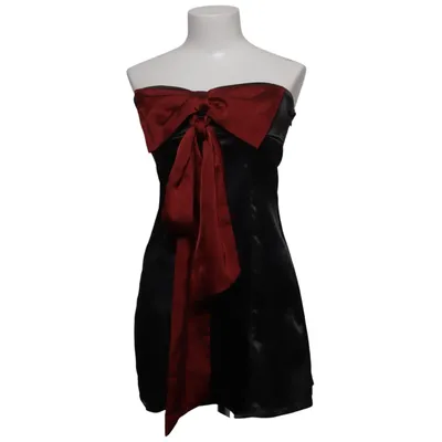 Cocktailkjole (Sort, Rød) fra Shein Elastan, Polyester