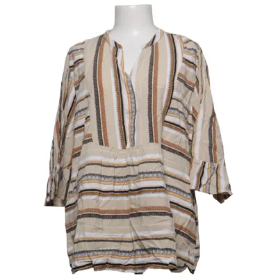 Blus (Beige, Brun, Vit) från Signature Viskos