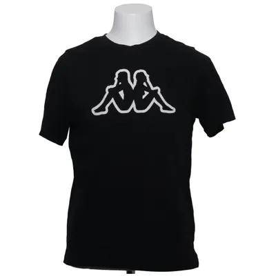 T-shirt (Zwart, Wit) van Kappa Katoen