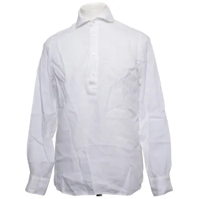 Shirt (Wit) van Suitsupply Linnen