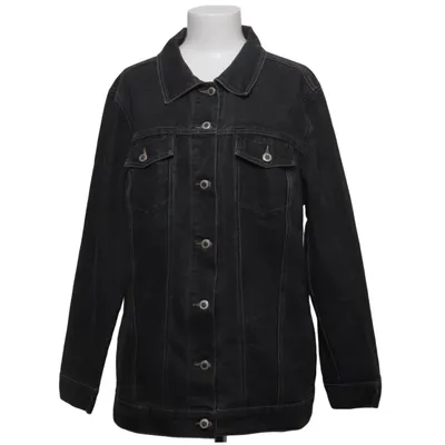 Denimjakke (Sort) fra XLNT by KappAhl Bomuld, Elastan, Polyester