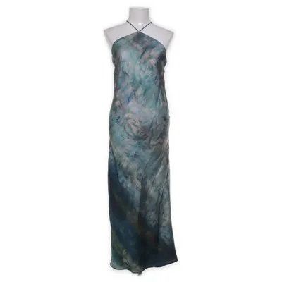 Maxi dress (Blue, Multicolored) from Zara Polyester