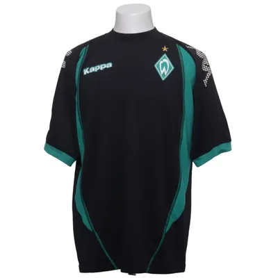 Fotbollströja (Svart, Grön, Flerfärgad) från Kappa Elastan, Polyester