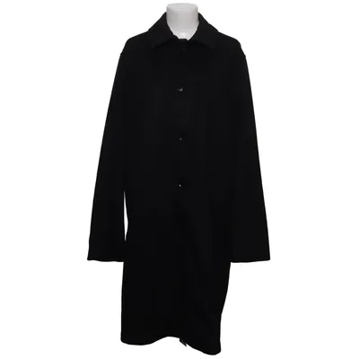 Coat (Black) from Doppelgänger Polyester, Wool