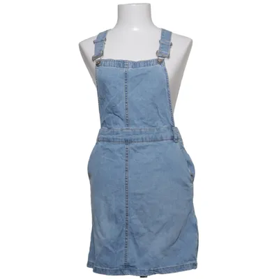 Dungaree dress (Blue) from New Look Denim Cotton