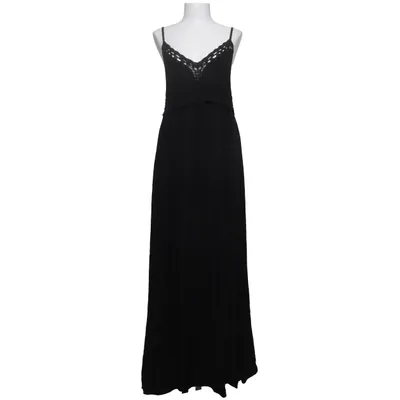 Maxikjole (Sort) fra Hailys Bomuld, Viscose