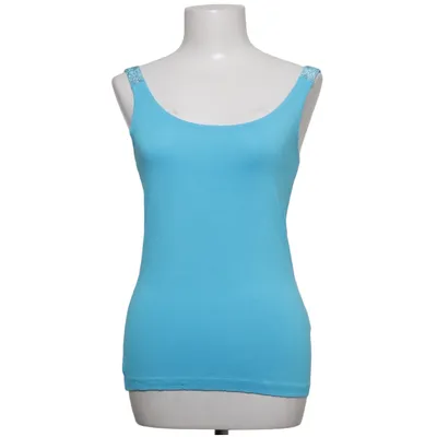 Tanktop (Blauw) van Liberty Woman Elastaan, Metallvezel, Polyester, Viscose