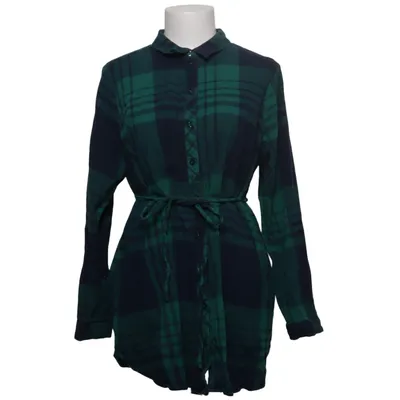 Chemise en flanelle (Vert, Bleu) de BPC Bonprix Collection Coton