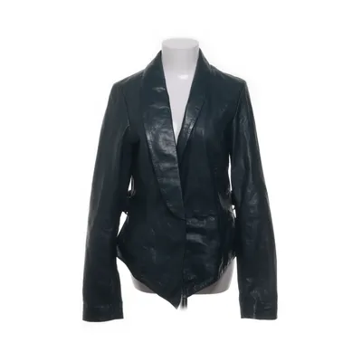 Läderkavaj (Blå) från Dept Bomull, Skinn, Polyester