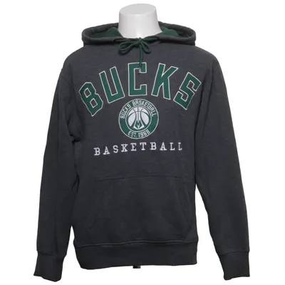 Hoodie (Gray, Green) from Unk Nba Cotton, Polyester