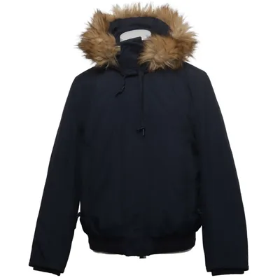 Veste d'hiver (Bleu) de Andrew Marc Acrylique, Duvet, Élasthane, Fausse fourrure, Plume, Polyester, Laine