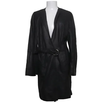 Læderfrakke (Sort) fra Taifun Collection Læder, Polyester