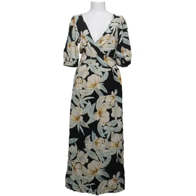 Wrap dress (Black, Multicolored) from Lindex Viscose