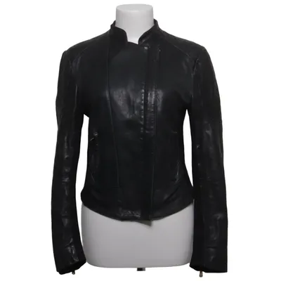 Leather jacket (Black) from DAY Birger et Mikkelsen Cotton, Leather