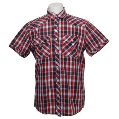 Korte mouwen shirt (Rood, Blauw, Wit) van J.F.K Katoen