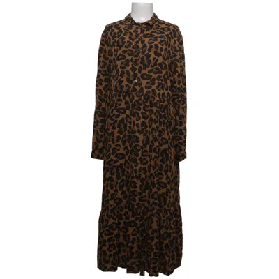 Maxi jurk (Bruin, Zwart) van Kauf Dich Glücklich Viscose