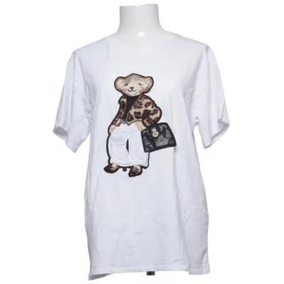 T-shirt (Vit) från Agape Bomull, Elastan