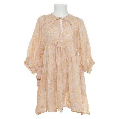 Klänning (Beige, Vit) från Daughters of India Bomull