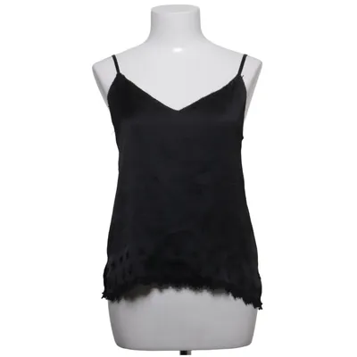 Tanktop (Zwart) van Zara Katoen, Polyester