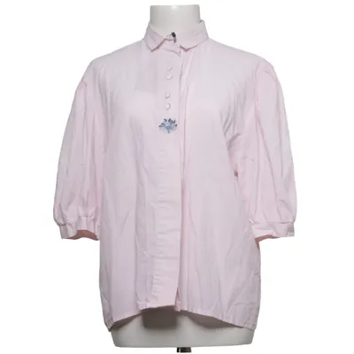 Short sleeve shirt (Pink, White) from Alphorn