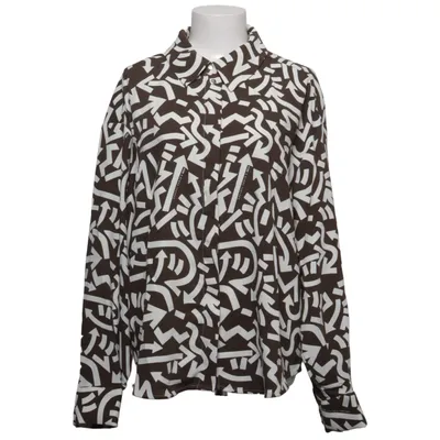 Chemise (Marron, Blanc) de Pom Amsterdam Polyester recyclé