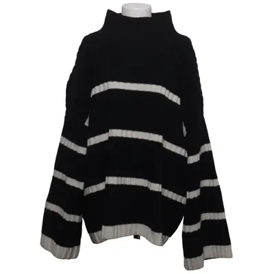 Turtleneck (Sort, Hvid) fra H&M Trend Uld
