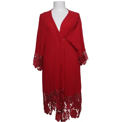 Kimono (Rouge) de Sara Lindholm Polyester, Viscose