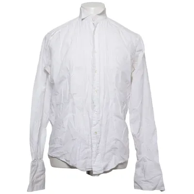 Tuxedo shirt (White) from Florentino Cotton