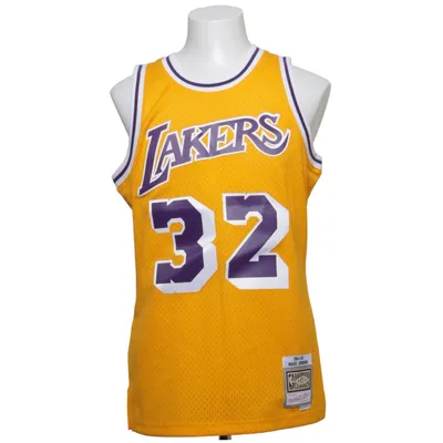 Basketball shirt (Yellow, Purple, White) from Mitchell & Ness