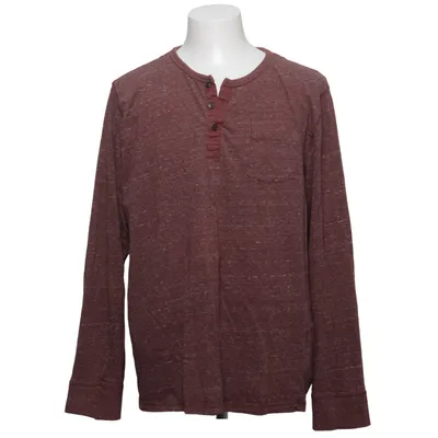 T-shirt manches longues (Rouge) de Easy Coton, Polyester