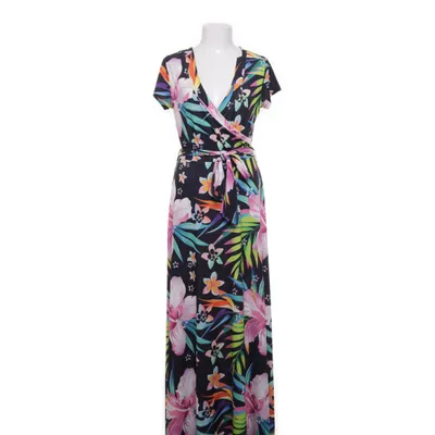 Maxi dress (Black, Multicolored) from Bodyflirt Boutique Polyester, Elastane