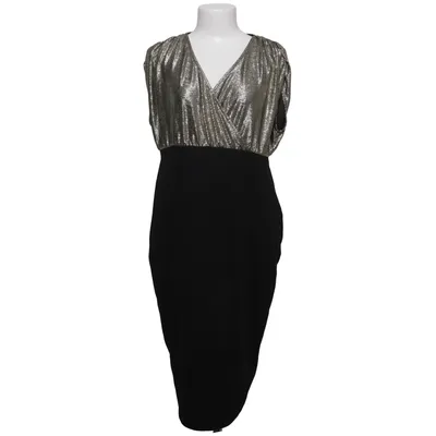 Robe (Noir, Or) de New Look Maternity Élasthane, Polyester, Viscose