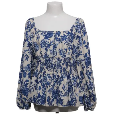 Top (Blauw, Wit) van Shein Curve Polyester
