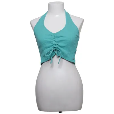 Halterneck top (Turkis) fra Pull & Bear Bomuld, Elastan