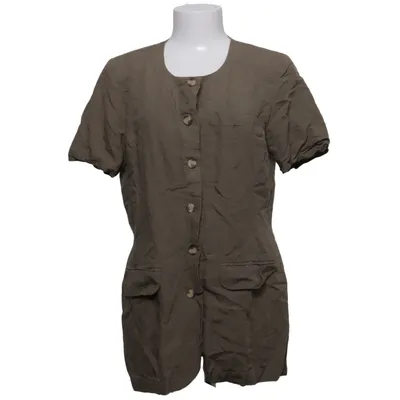 Tuniek (Bruin) van Bk Acetaat, Linnen, Viscose