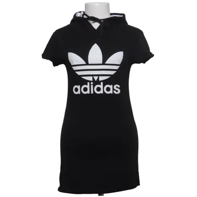 Hood dress (Black, White) from Adidas Originals Cotton
