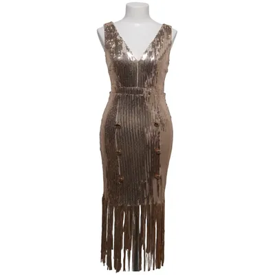 Cocktailkjole (Guld) fra Allyson Polyester