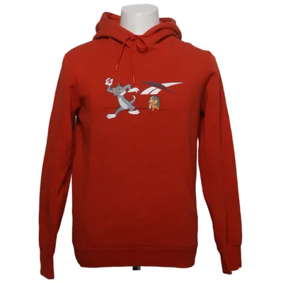 Hoodie (Red) from Reebok Cotton, Recycled polyester