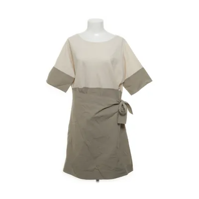 Klänning (Beige, Grön) från COS Polyester, Bomull