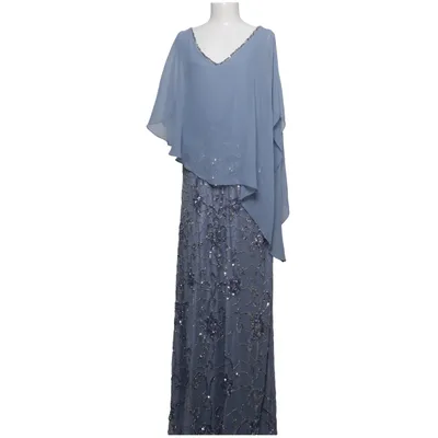 Avondjurk (Blauw) van Demetrios Polyester