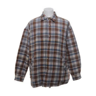 Skjortejakke (Brun, Blå, Hvid) fra Acne Studios Bomuld, Elastan, Polyester