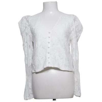 Blouse (Wit) van Ichi Katoen, Polyamide, Polyester