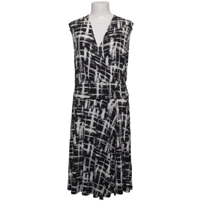 Dress (Black, White) from Ilse Jacobsen Hornbæk Elastane, Polyester